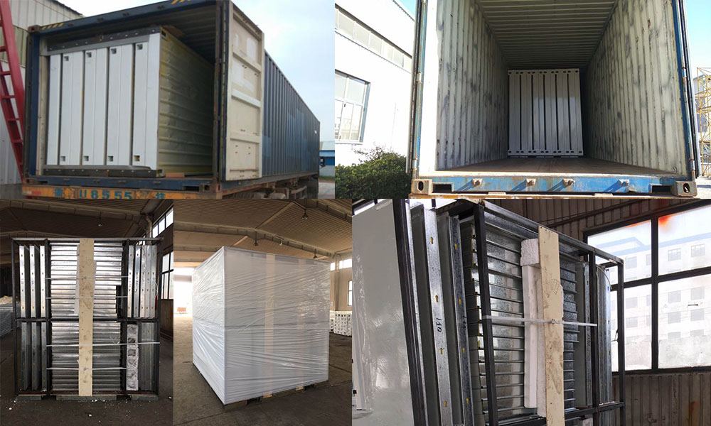 Container house shipment details
