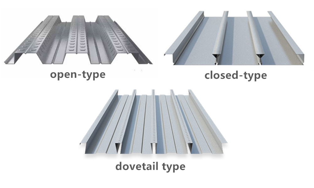 3 kinds of floor decking sheet