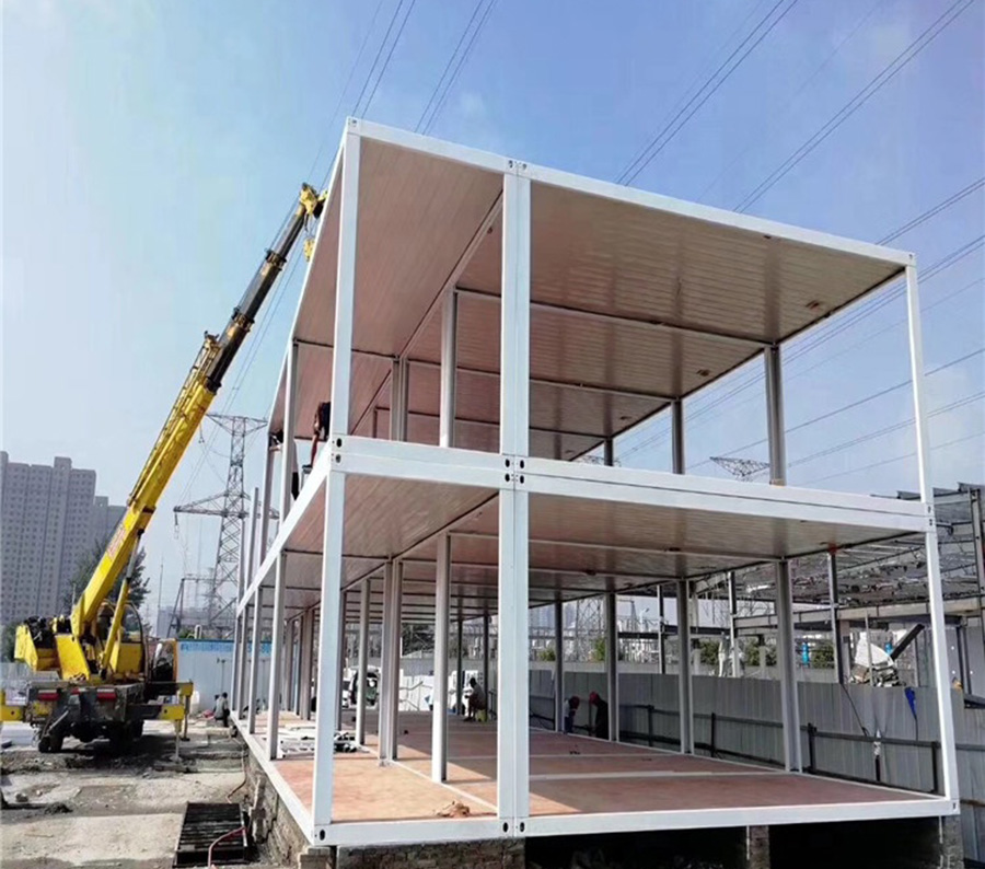 Flat Pack Container House Installation