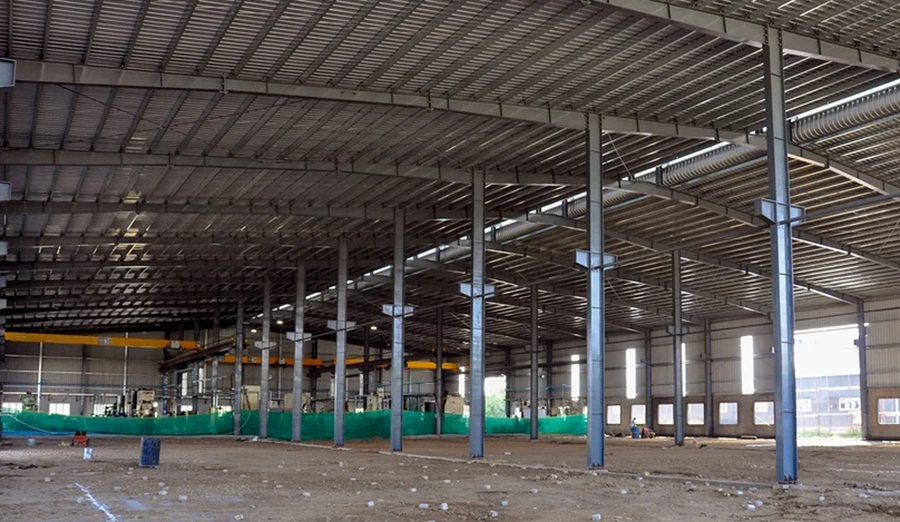 Prefab steel structure warehouses