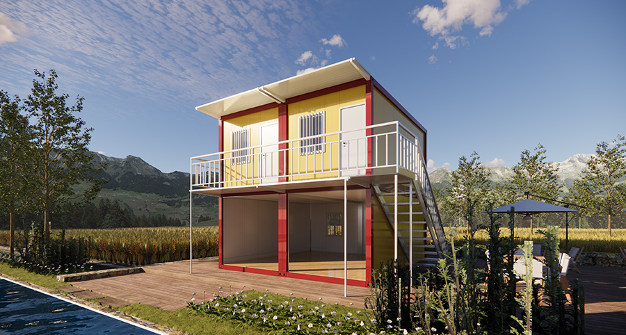 prefabricated container house layout