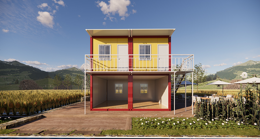 prefabricated container house layout