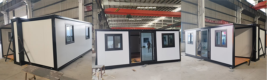 Expandable container houses