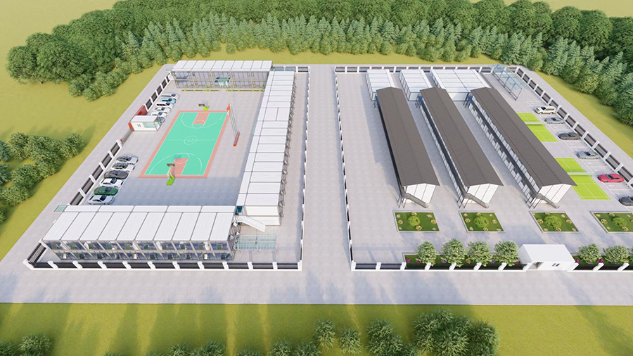 Construction site dormitory