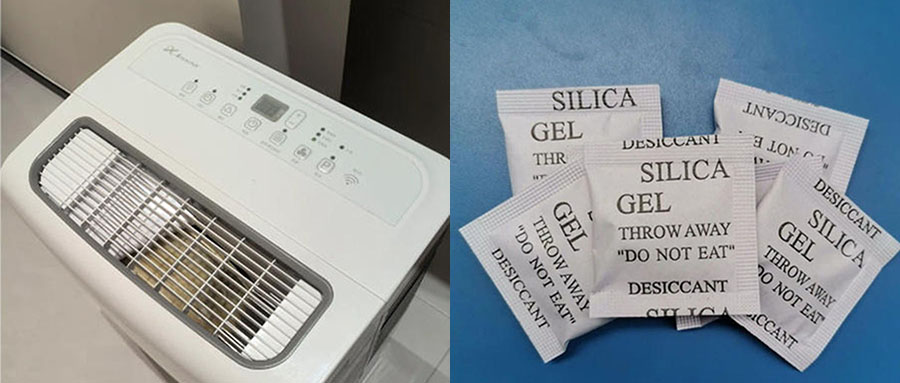 Utilize Dehumidifiers and Desiccant Packs