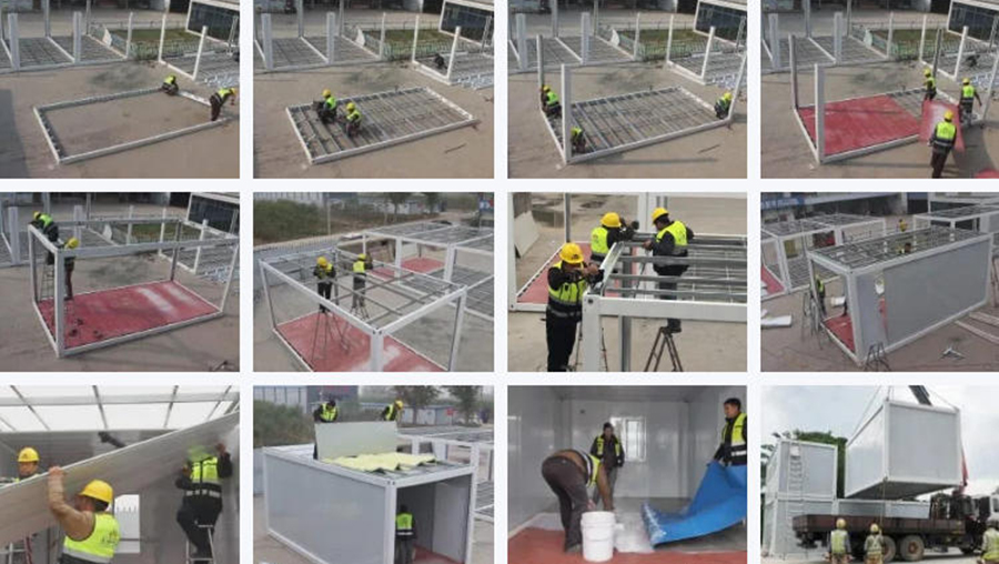 Container installation