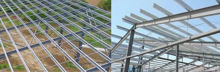 Roof purlins and wall purlins Roof purlins and wall purlins