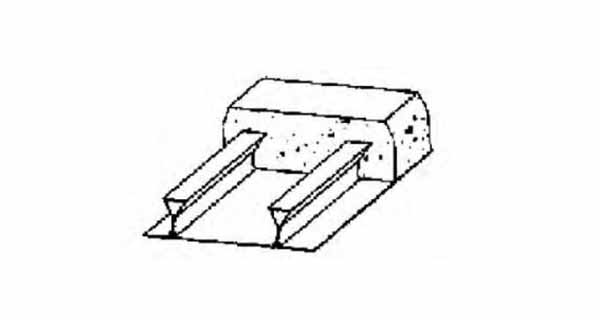 Closed-mouth floor decking