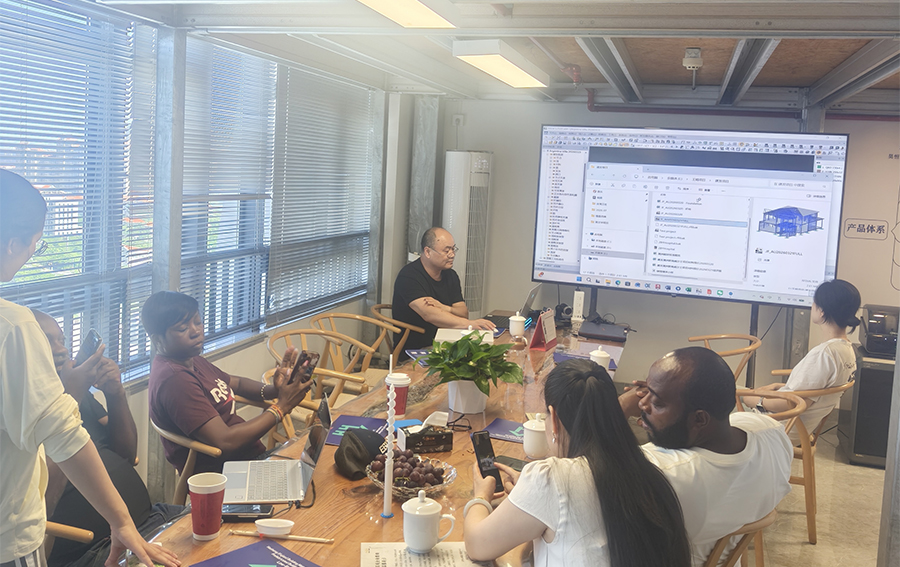 Yumisteel holds a meeting with the client