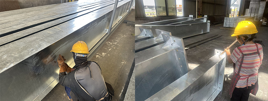 Steel structure surface inspection