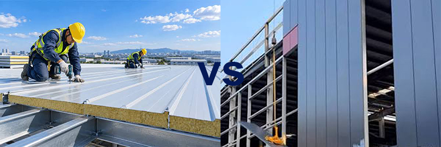 PU Sandwich Panel vs Rock Wool Sandwich Panel PU Sandwich Panel vs Rock Wool Sandwich Panel