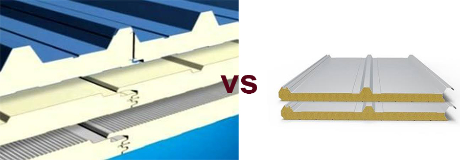PU Sandwich Panel vs Rock Wool Sandwich Panel PU Sandwich Panel vs Rock Wool Sandwich Panel