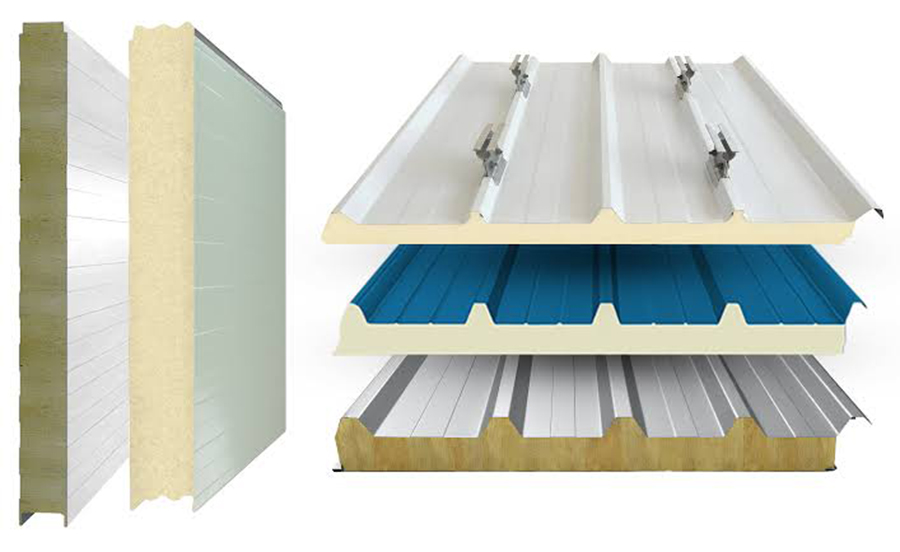 wall and roof sandwich panels